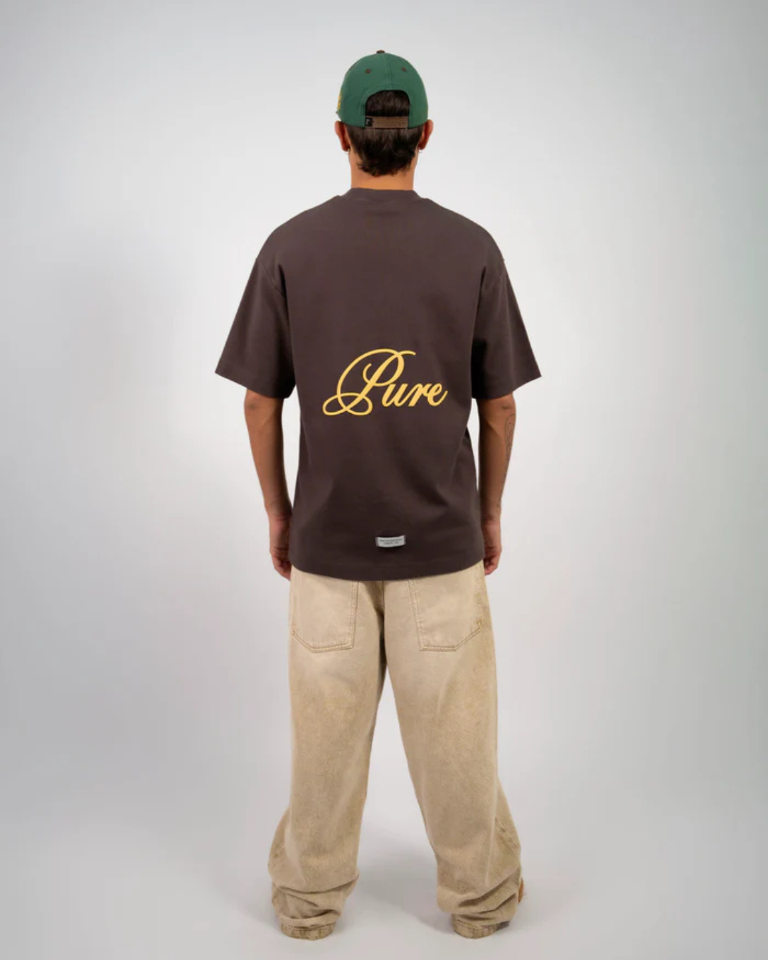 BROWN LOGO T-SHIRT