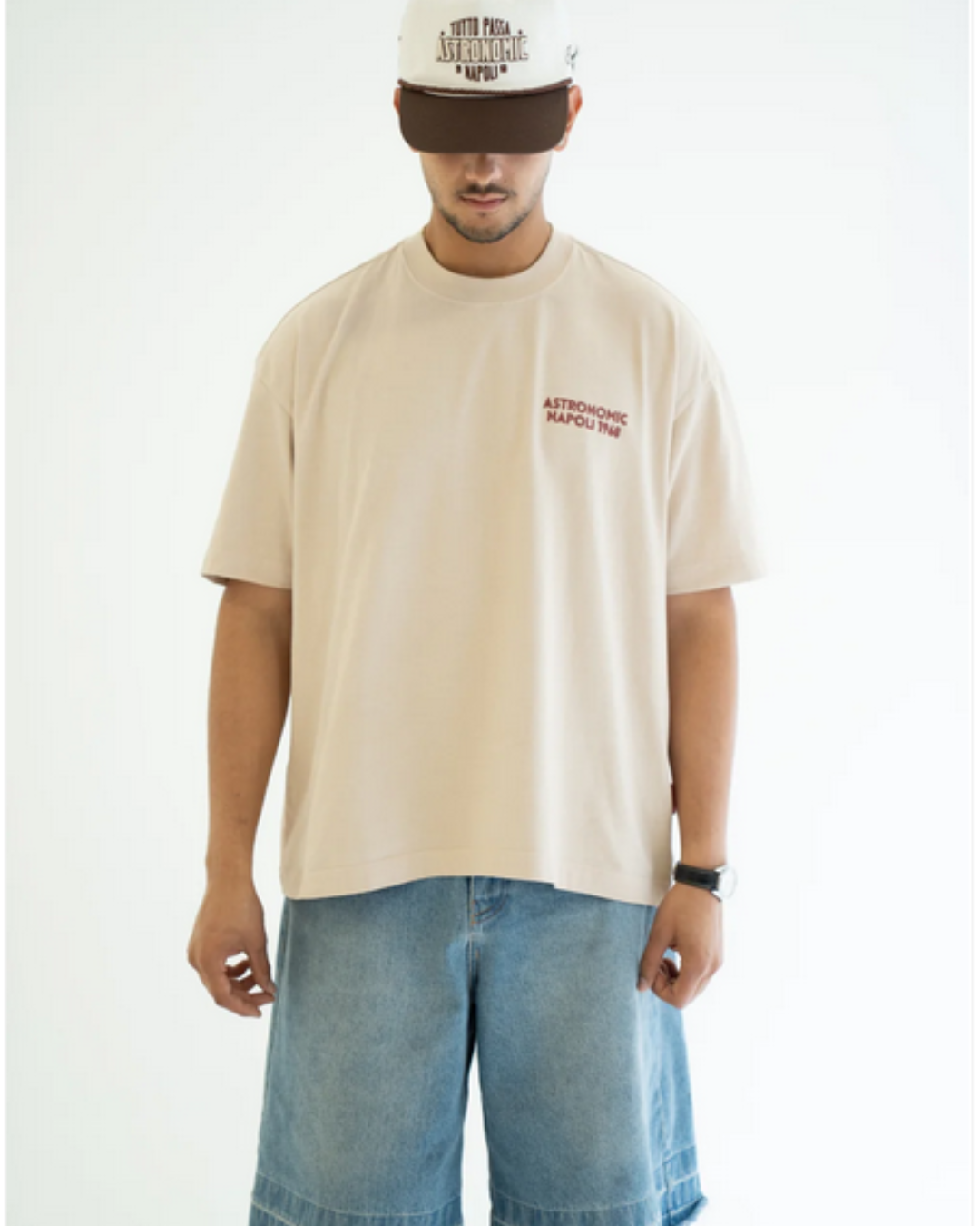 CAMISETA DONNA NAPOLETANA - BEIGE