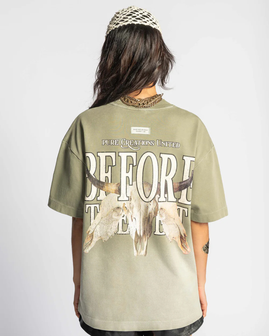 BEFORE THE WEST GREEN T-SHIRT