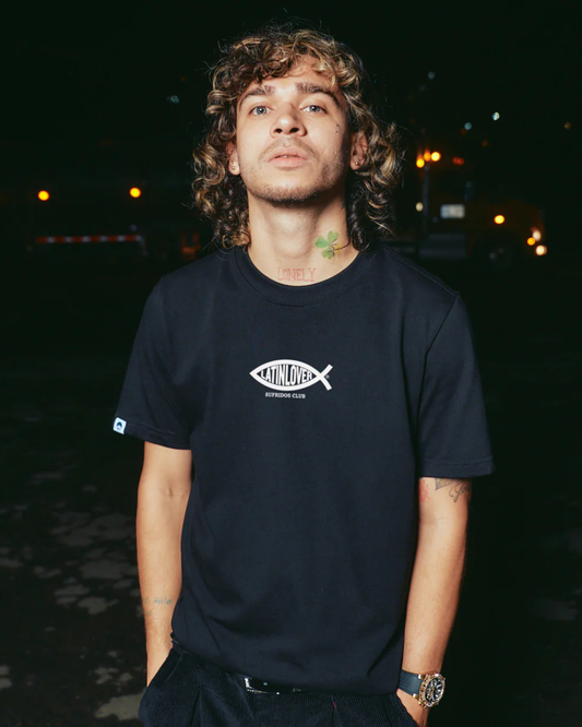 CAMISETA NO SUELTES MI MANO NEGRO