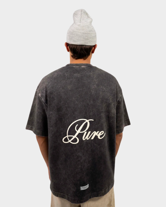 WASHED BLACK LOGO T-SHIRT