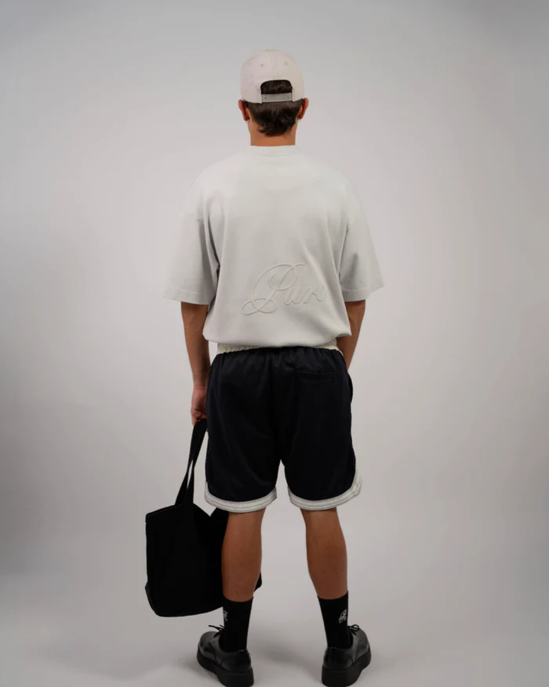 GRAY LOGO T-SHIRT