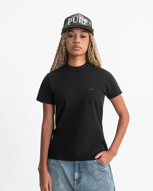 RUSTIC WOMEN BLACK T-SHIRT