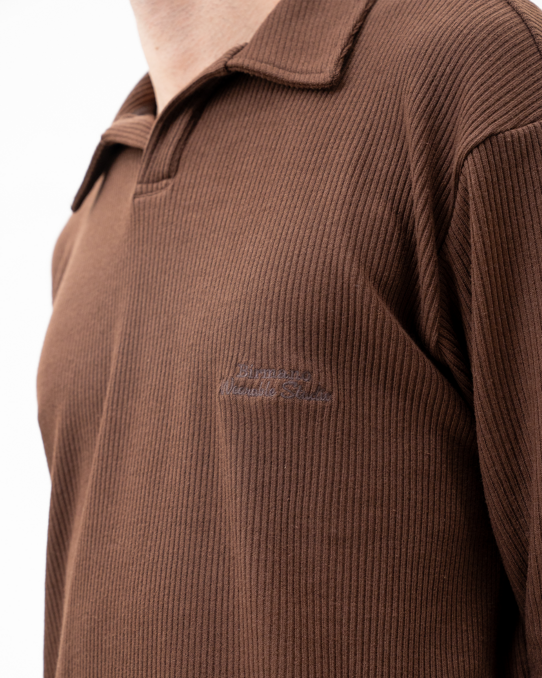 G. RD BROWN LONG SLEEVE