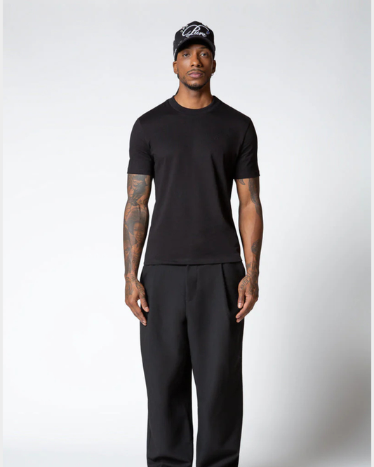 DOPAMINE BLACK SLIM T-SHIRT
