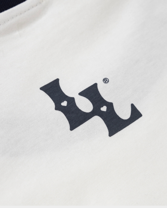 CAMISETA LTN LVR CREMA AZUL