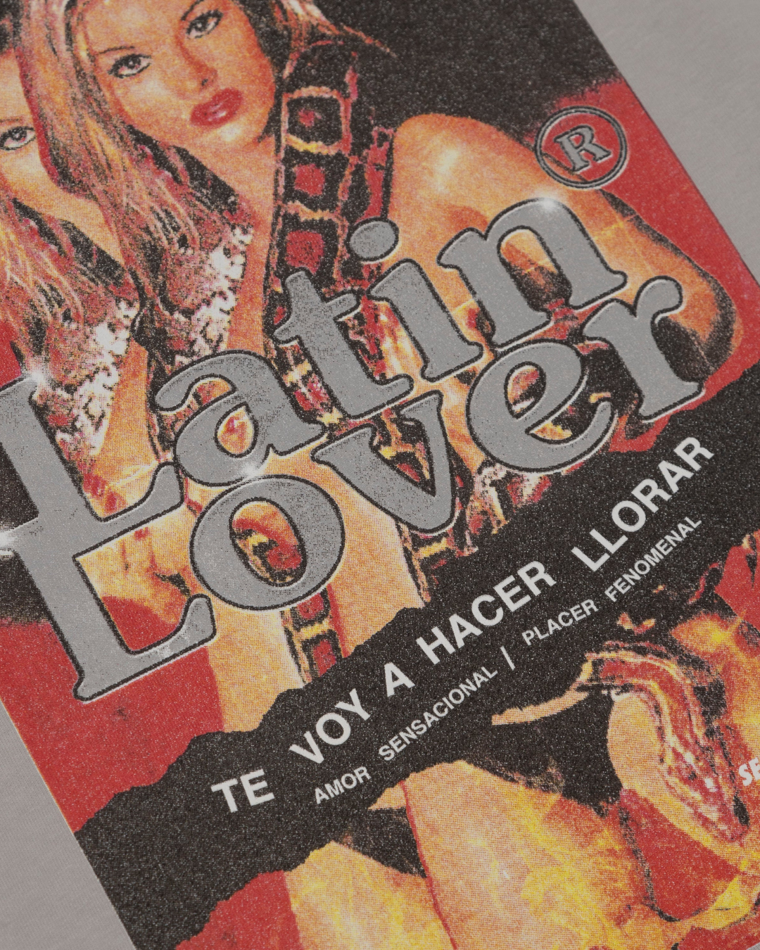 CAMISETA TE VOY A HACER LLORAR GRIS