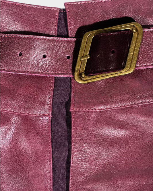 MICRO SKIRT BURGUNDY