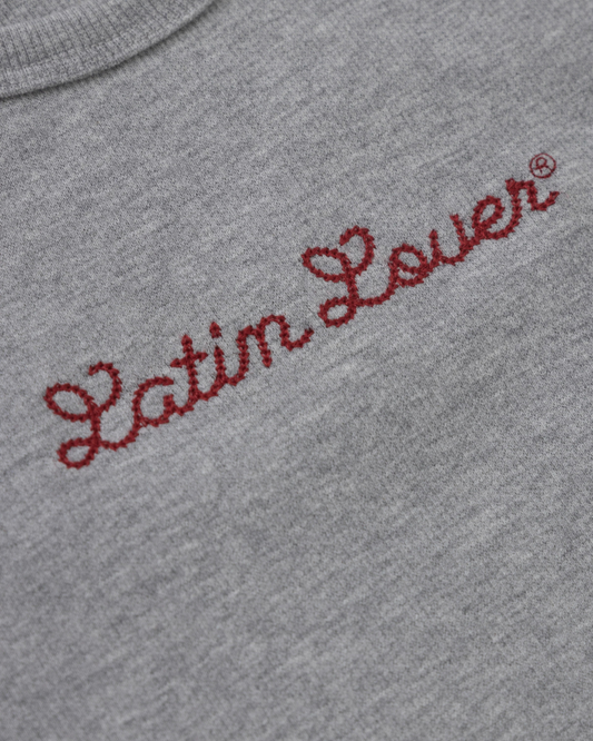 TANK TOP LL BORDADO GRIS JASPE