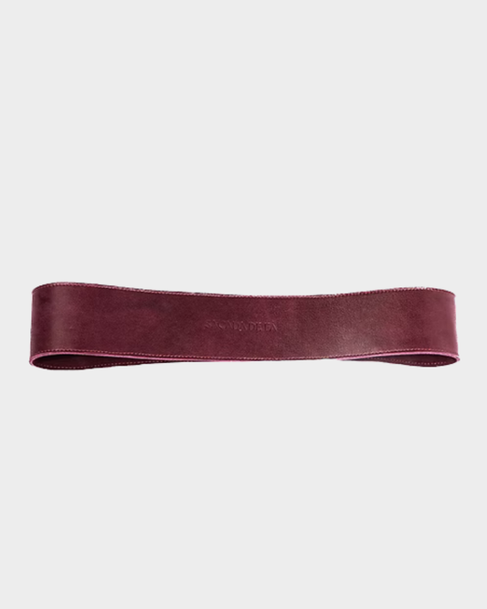 CINTURON DOBLE BURGUNDY