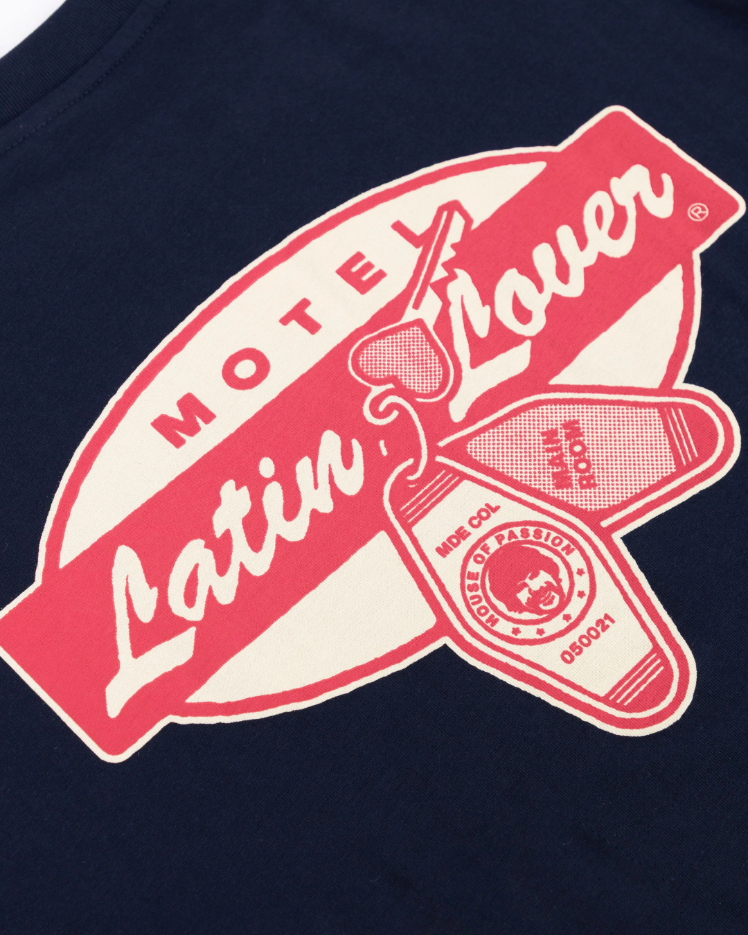 CAMISETA MOTEL AZUL OVERSIZED