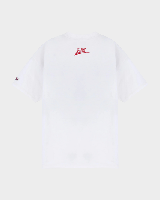 CAMISETA AMANTE LATINO CREMA OVERSIZED