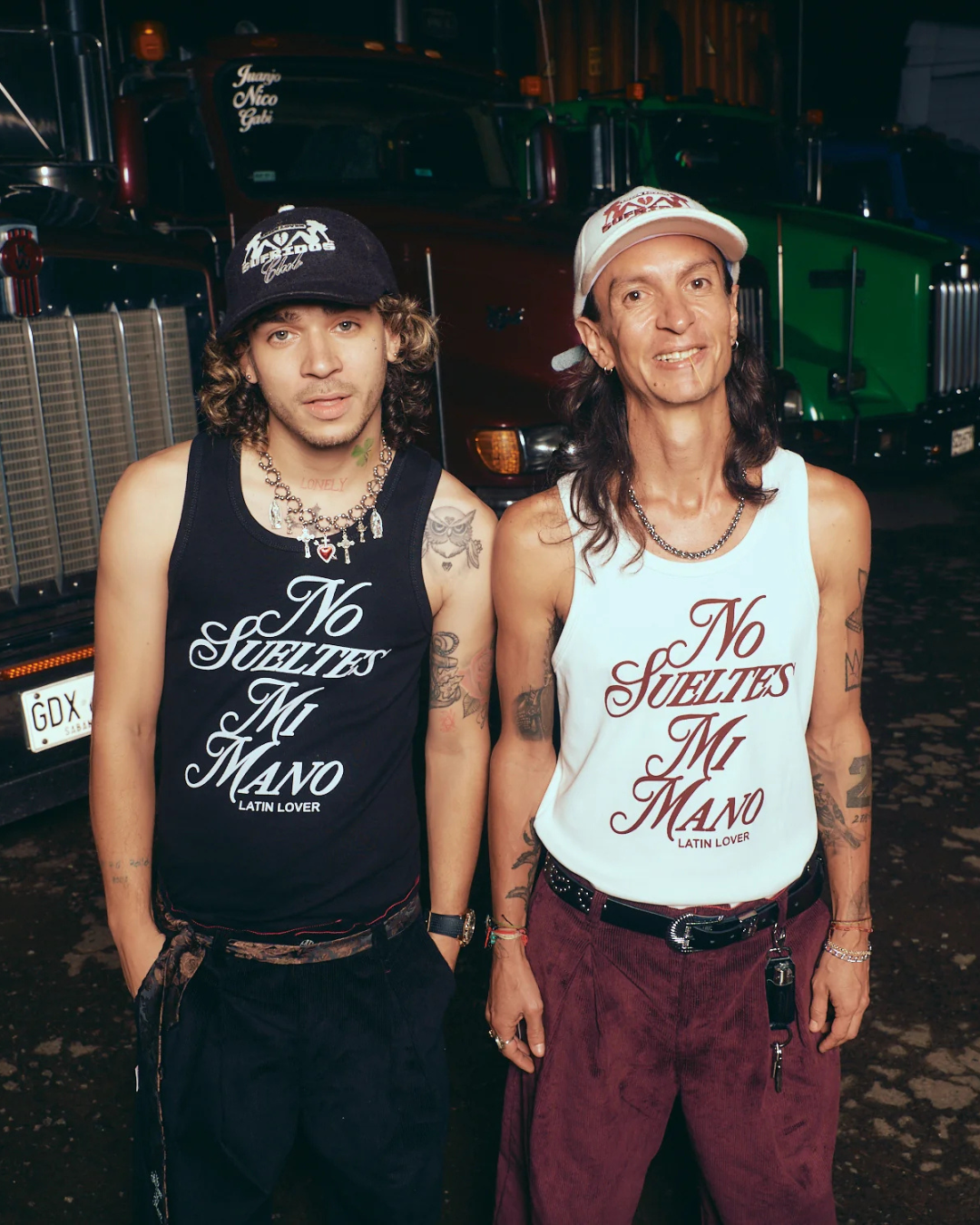 TANK TOP NO SUELTES MI MANO NEGRO