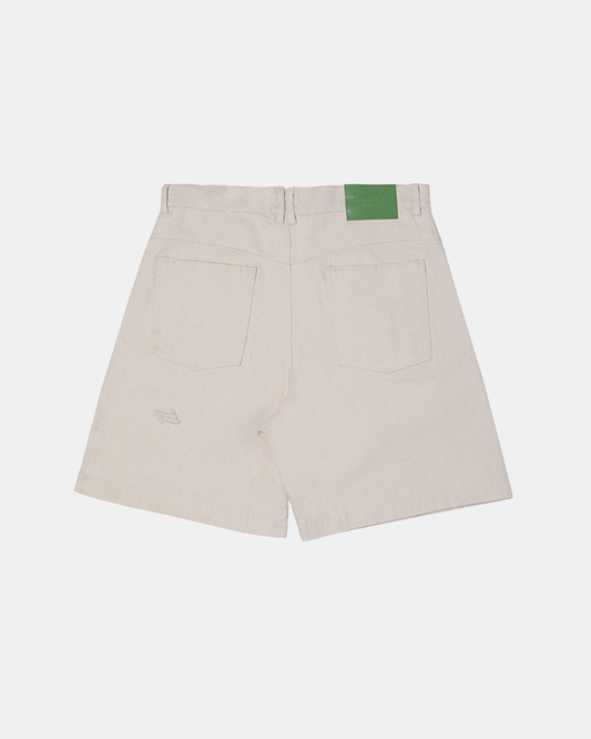 NATIVE CREAM DENIM SHORT