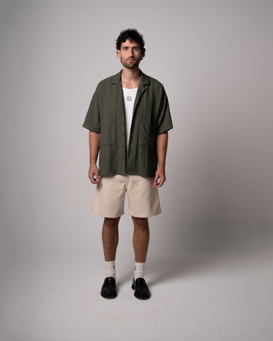 OLIVE GREEN STATE SHIRT