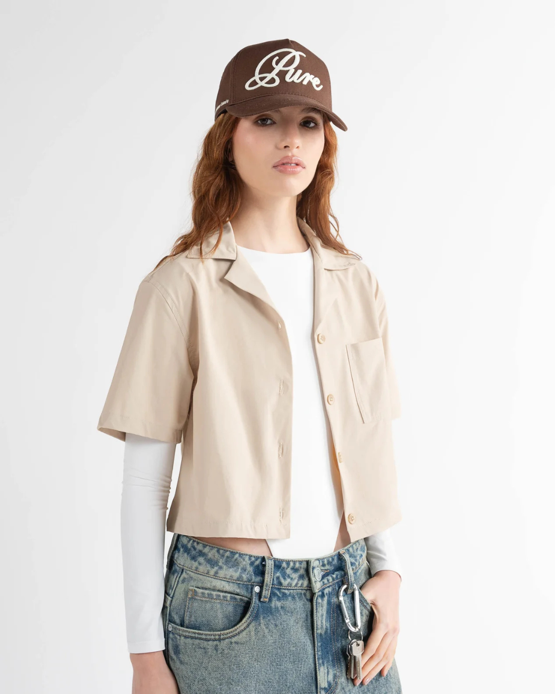 HIGHLAND TAUPE WOMEN SHIRT