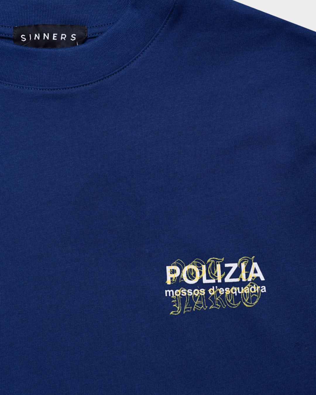 POLIZIA BLUE T-SHIRT
