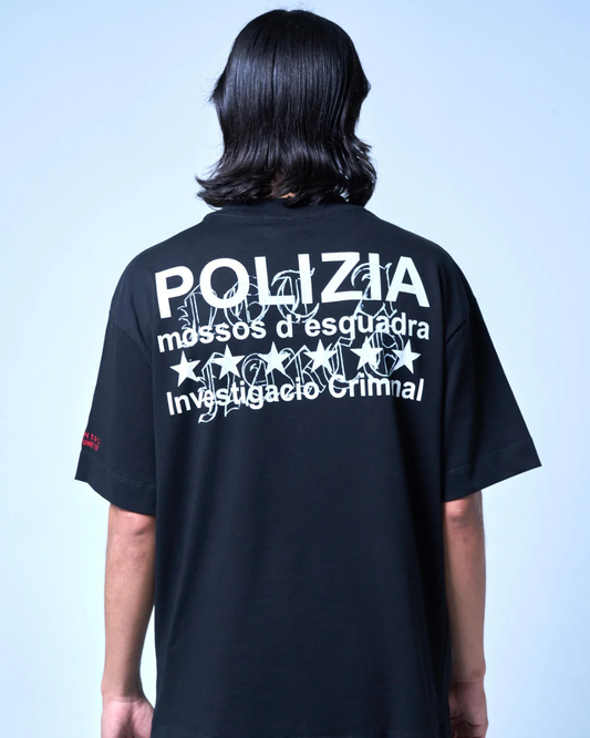POLIZIA BLACK T-SHIRT