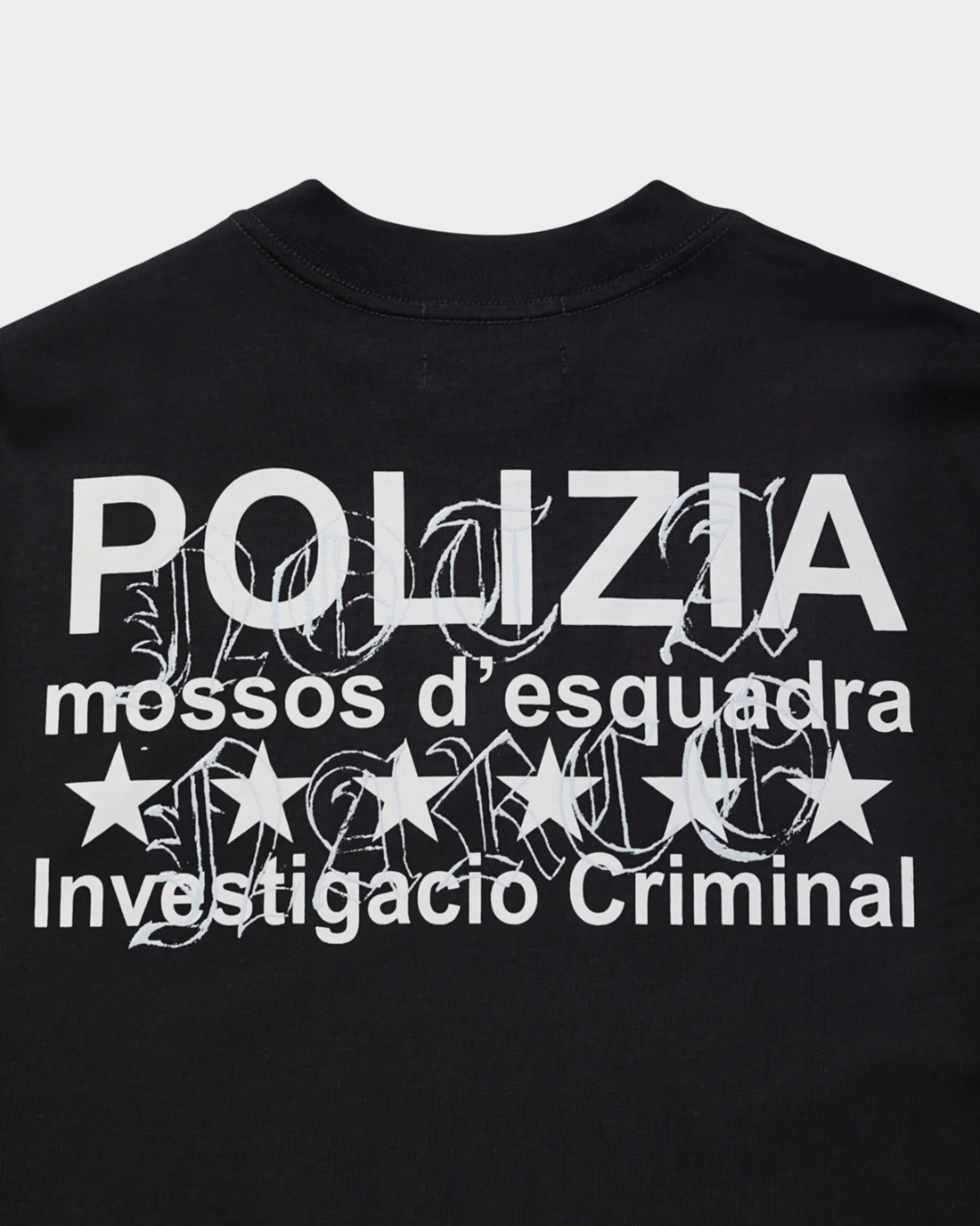 POLIZIA BLACK T-SHIRT