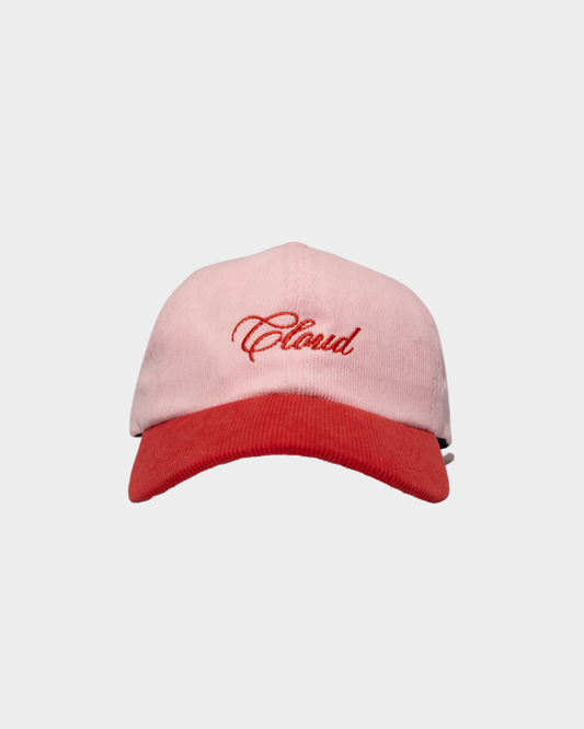 GORRA ROJO SOBRE ROSA