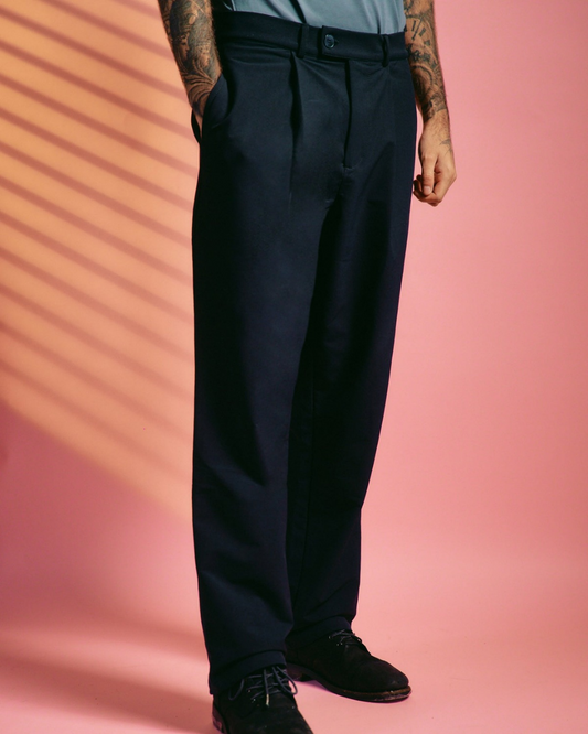 SUCCESSION TAILORED PANT — BLACK
