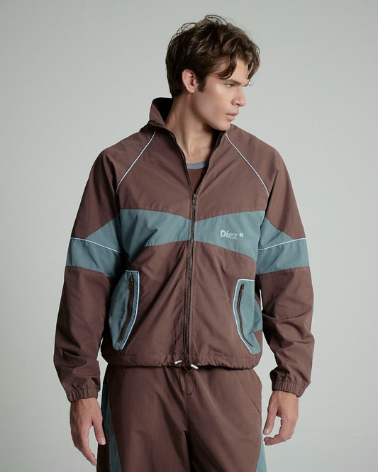 CHAQUETA TRACK BLOQUES DE COLOR