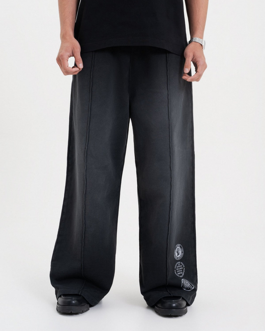 ACROSS THE LINES BLACK JOGGER