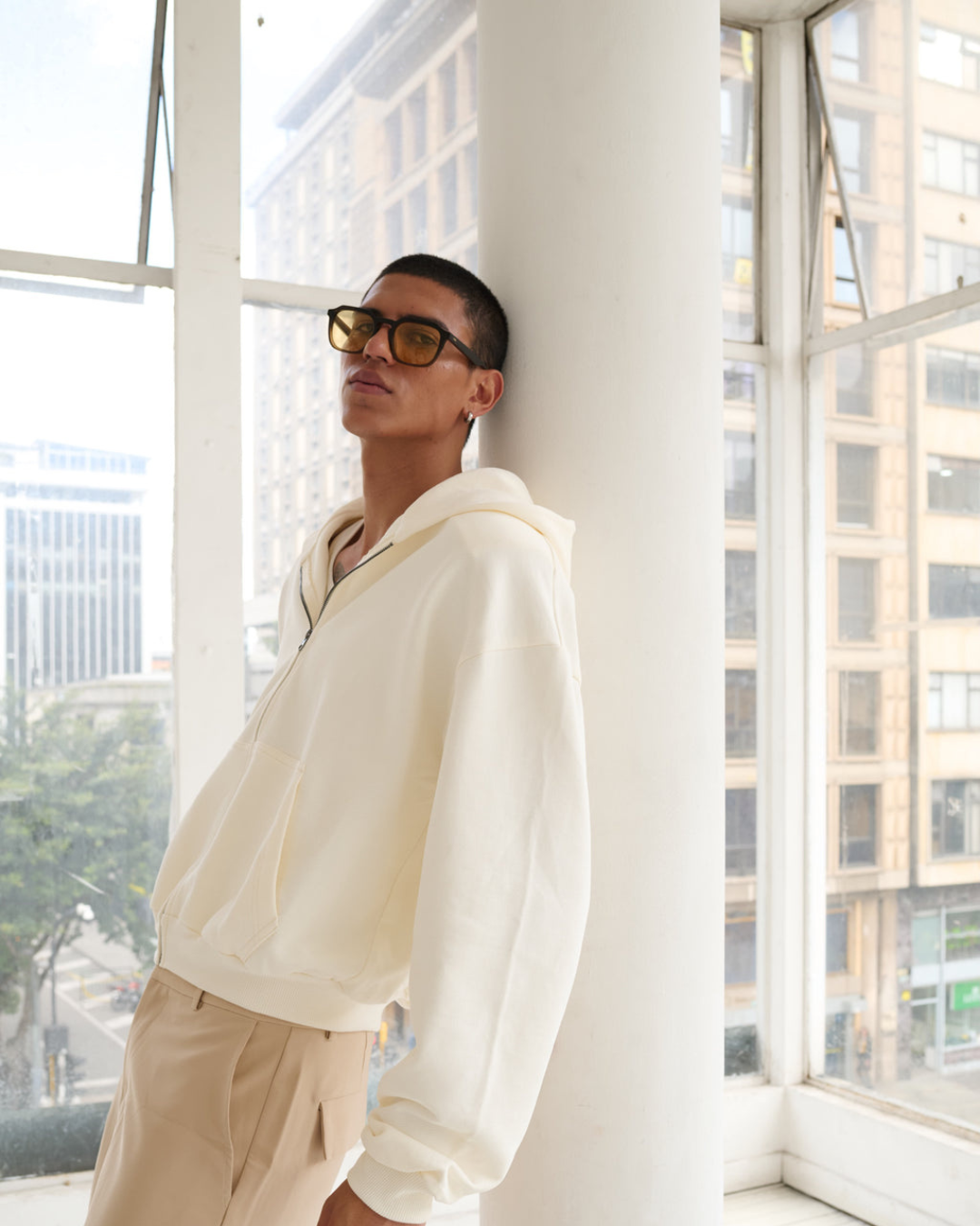 UNSEEN HOODIE IVORY