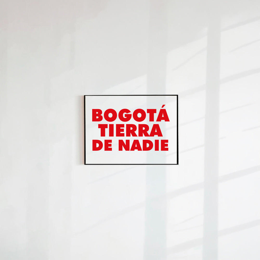 POSTAL BOGOTÁ TIERRA DE NADIE (PAPEL 75GR)
