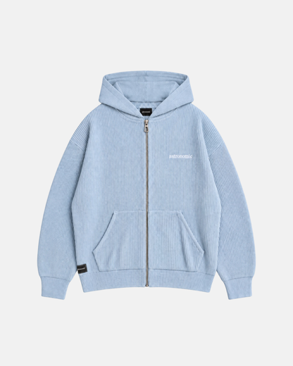 KNITWEAR HOODIE REEF - AZUL BEBÉ