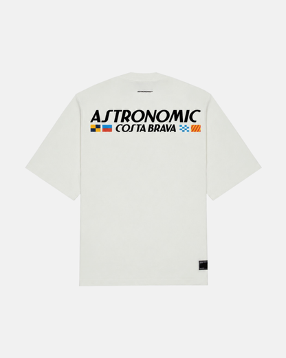CAMISETA SIGNAL FLAGS - BLANCO HUESO