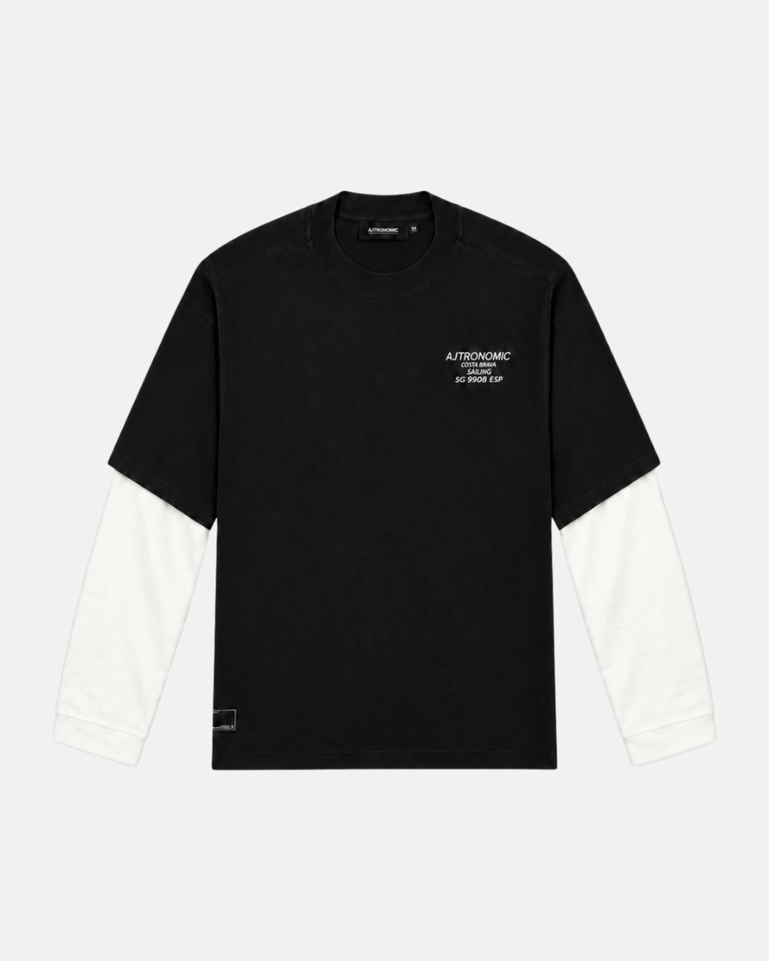 CAMISETA DOBLE MANGA YACHT - NEGRO