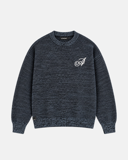 KNIT SWEATER NIGHT - NEGRO