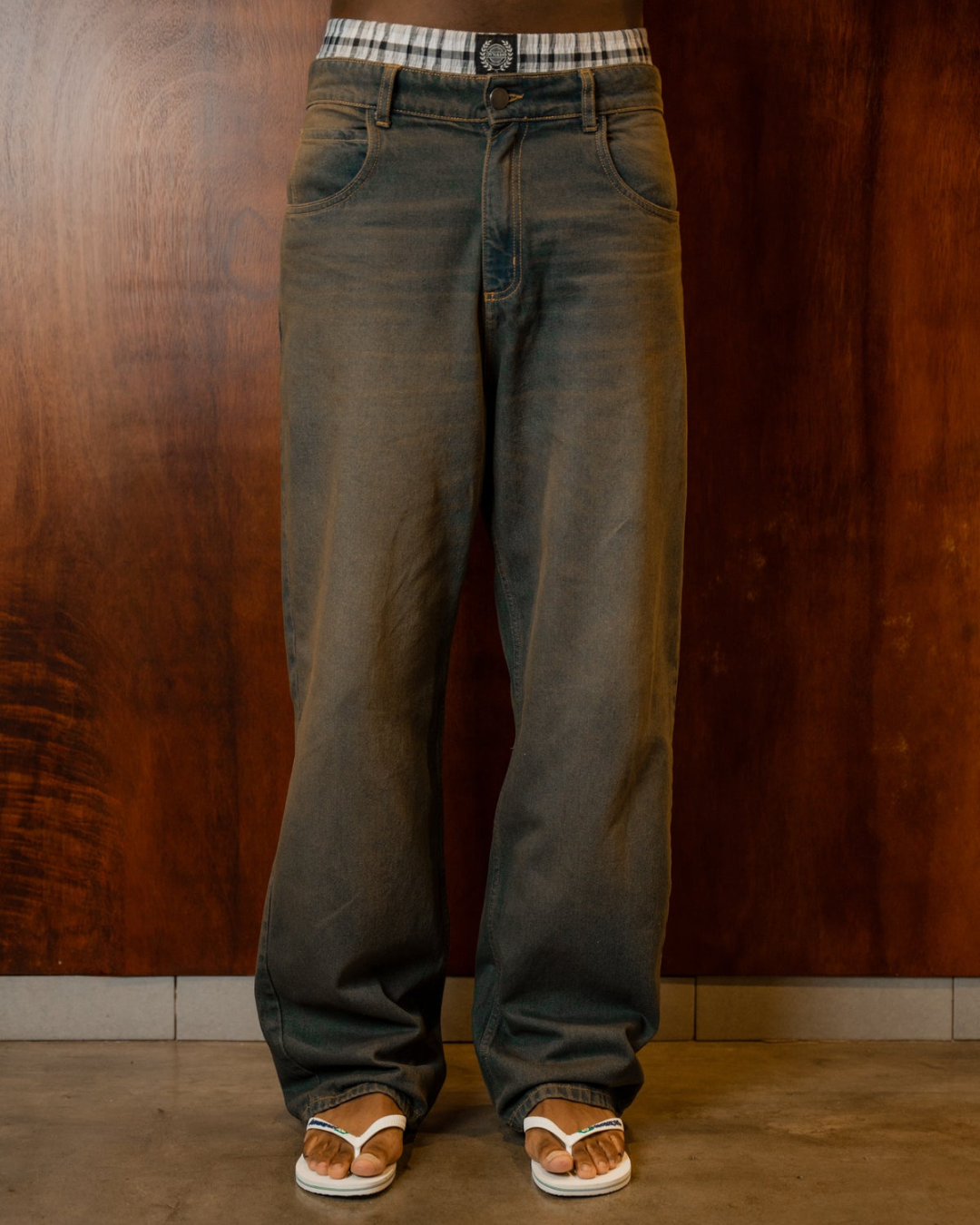 RELAXED FIT JEANS - ÓXIDO