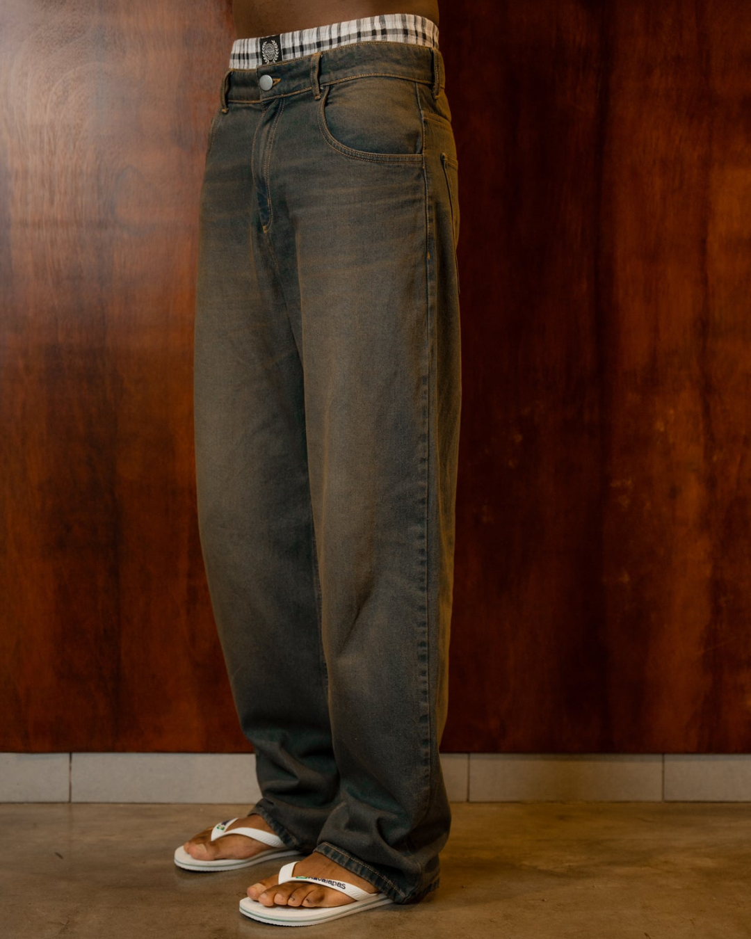 RELAXED FIT JEANS - ÓXIDO