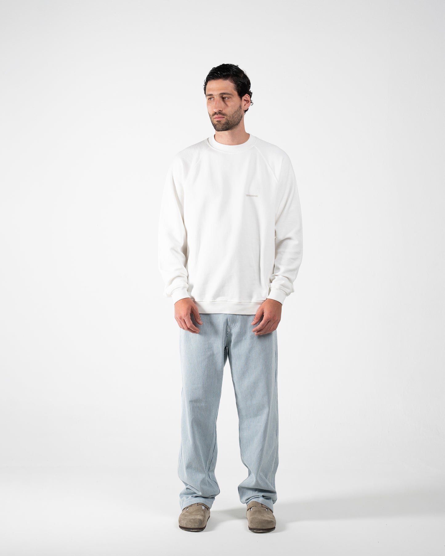CB IVORY CREWNECK