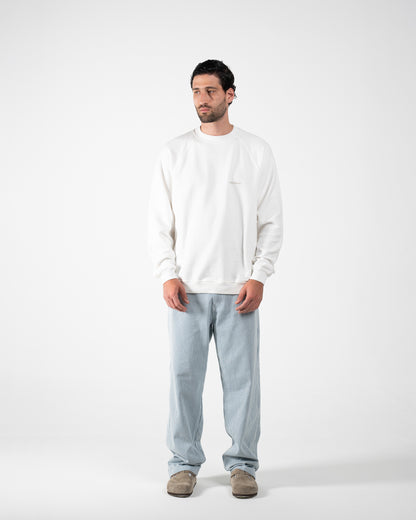 CB IVORY CREWNECK
