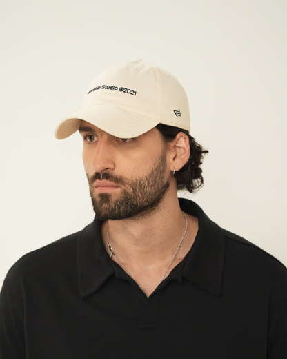 B SIGNATURE IVORY CAP