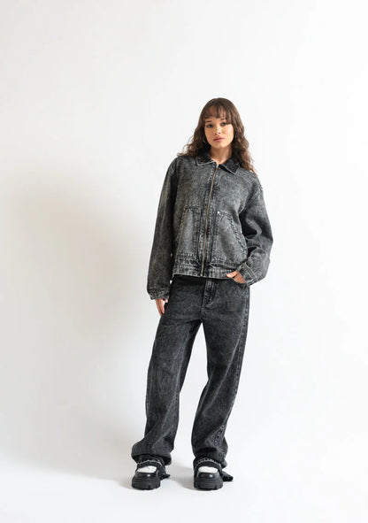 MONCLAIR WASHED BLACK JEAN