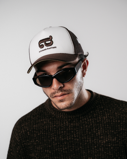 GORRA READY TO RIDE - CREMA Y CAFÉ