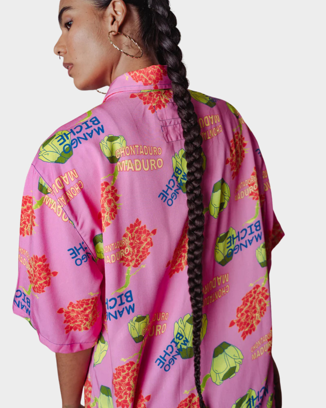 CAMISA DESATÍN MANGO BICHE