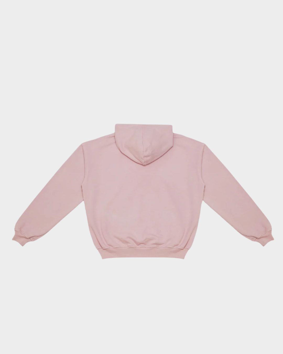 HOODIE BLOCK ROJO SOBRE ROSA BOXY FIT