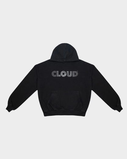 HOODIE BLOCK NEGRO SOBRE NEGRO BOXY FIT