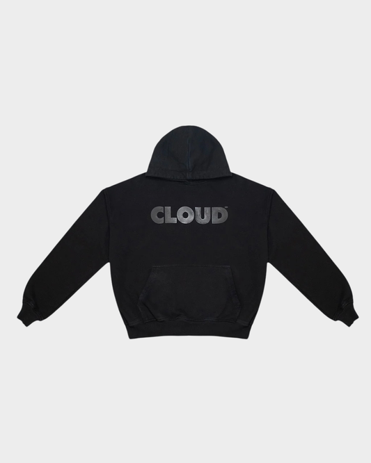 HOODIE BLOCK NEGRO SOBRE NEGRO BOXY FIT
