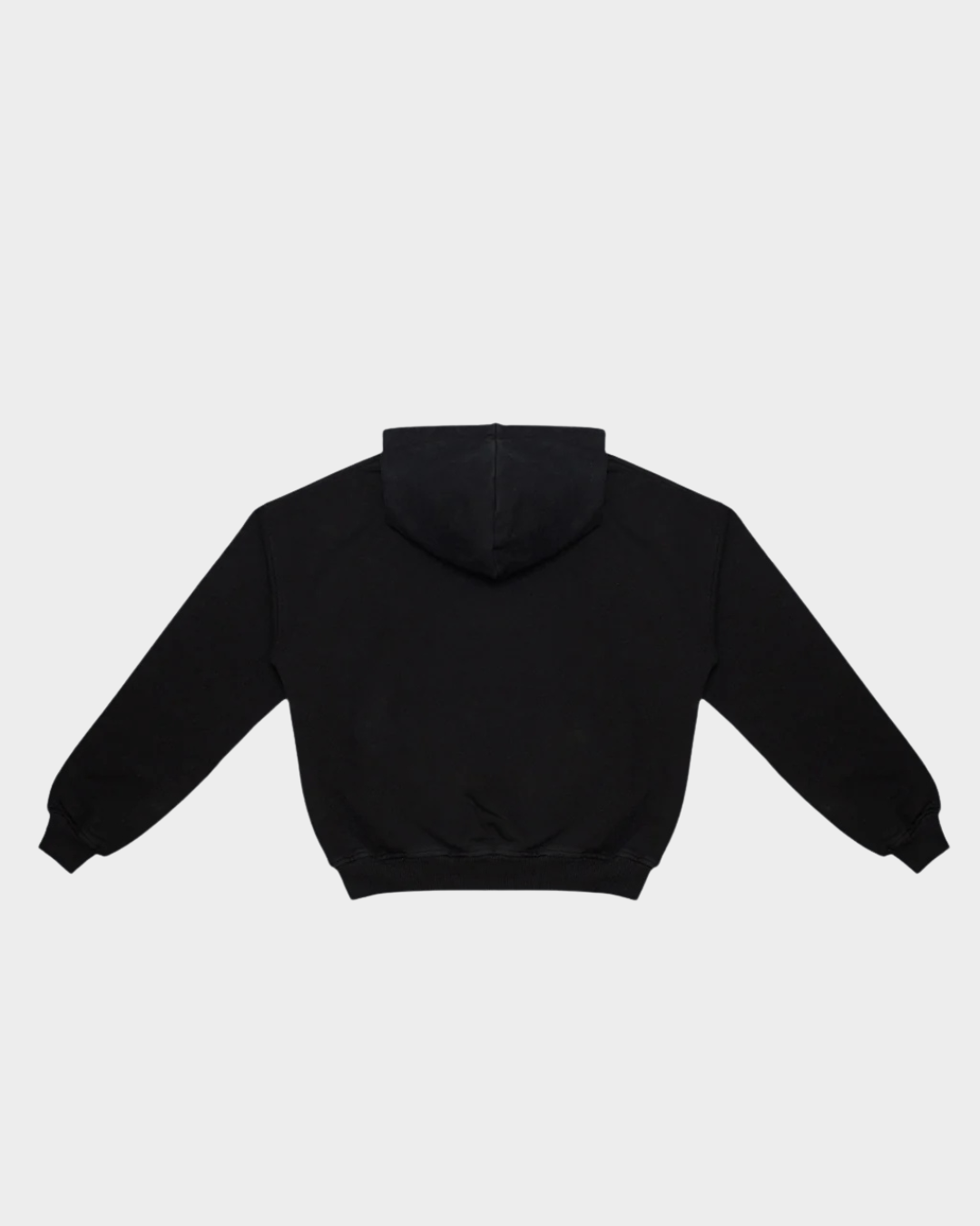 HOODIE BLOCK NEGRO SOBRE NEGRO BOXY FIT
