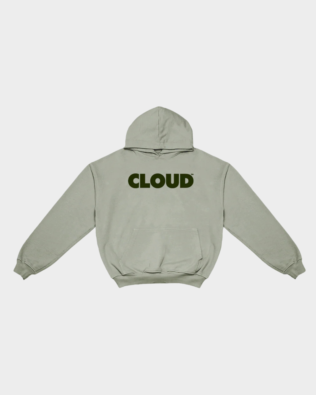 HOODIE BLOCK VERDE SOBRE VERDE BOXY FIT