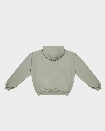 HOODIE BLOCK VERDE SOBRE VERDE BOXY FIT