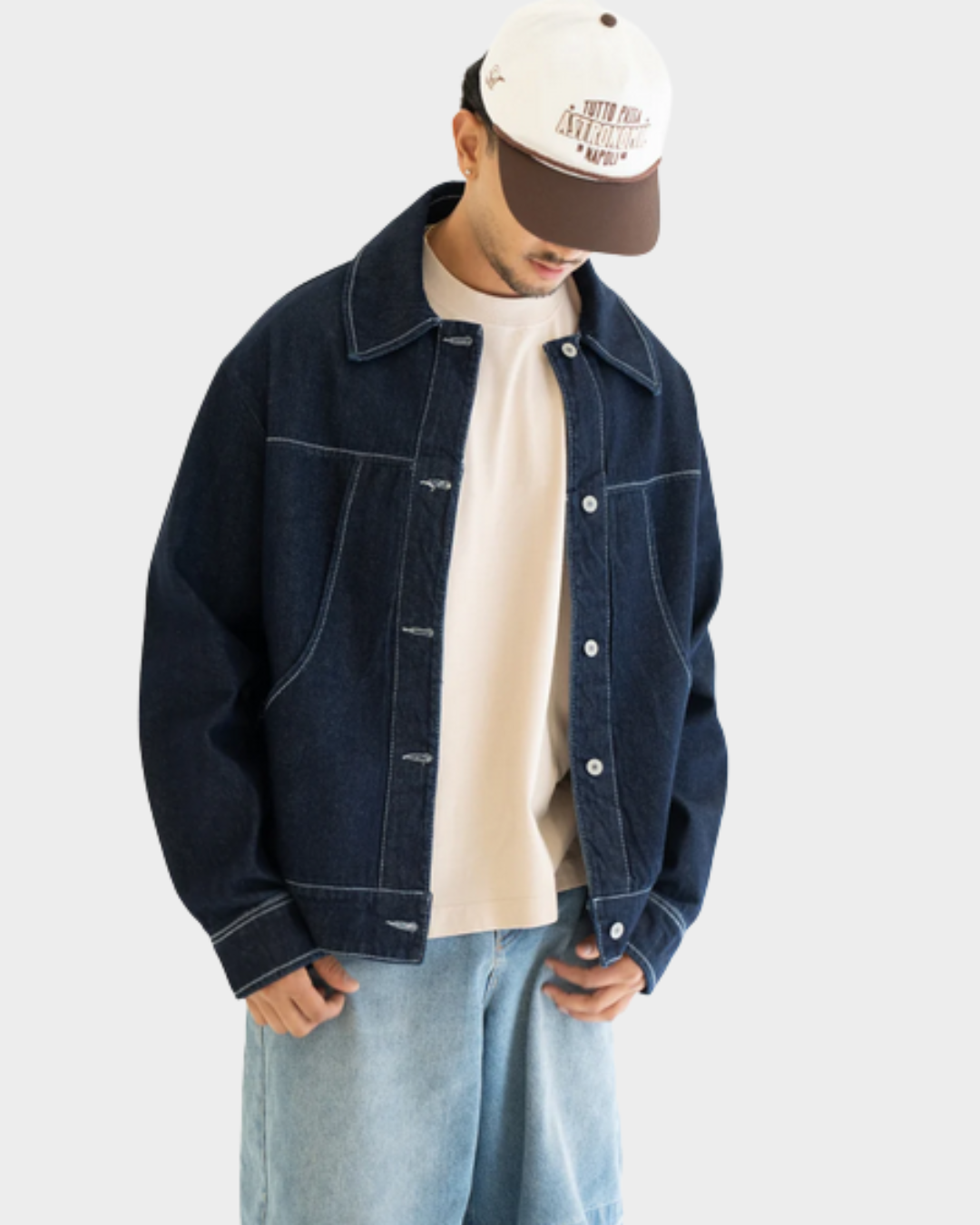 CHAQUETA DENIM - AZUL RAW