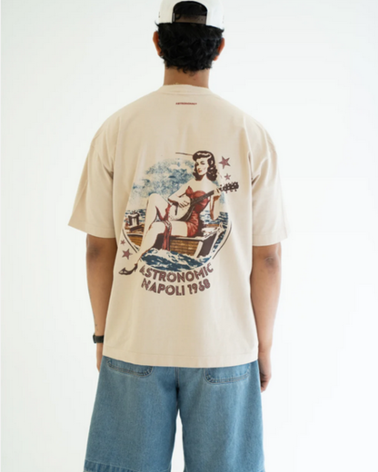 CAMISETA DONNA NAPOLETANA - BEIGE