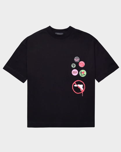 STAMPS BLACK T-SHIRT